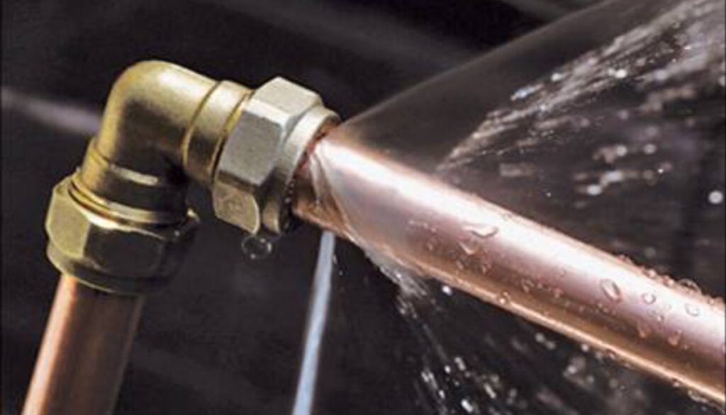 Testes para identificar um vazamento de água