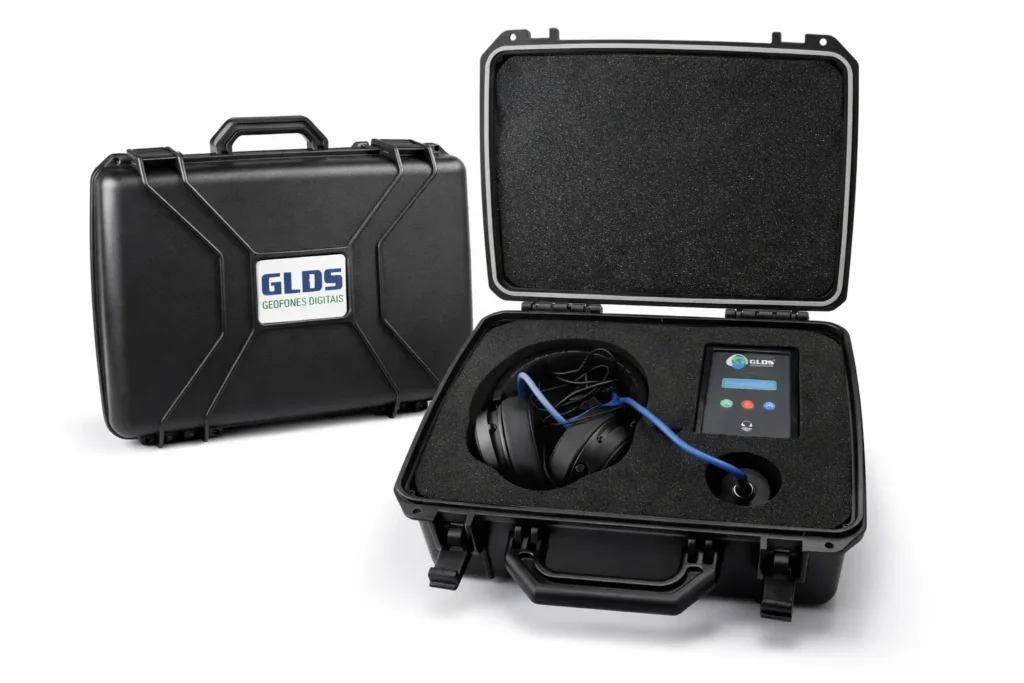 Hidrofone GLDS profissional para detecção de vazamentos ocultos com alta sensibilidade acústica