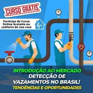 Capa do Curso Introdução ao Caça Vazamentos da GLDS voltado para iniciantes que desejam aprender detecção de vazamentos e atuar no mercado hidráulico.