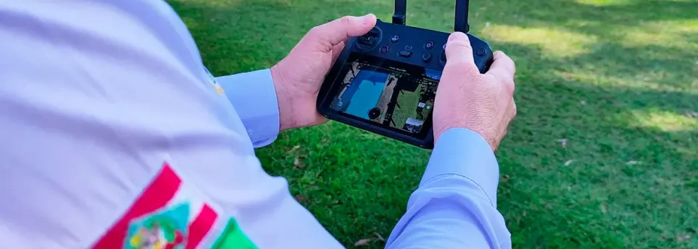 Destecção de Vazamento com tecnologia - Drone com termografia